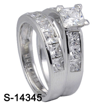 925 Sterling Silver Wedding Ring Fashion Jewelry (S-14345. JPG, S-14345Y. JPG)